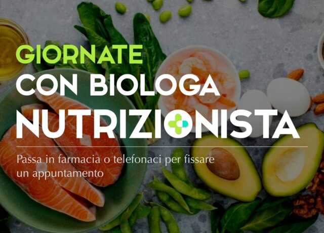 18/09 - Giornata con NUTRIZIONISTA